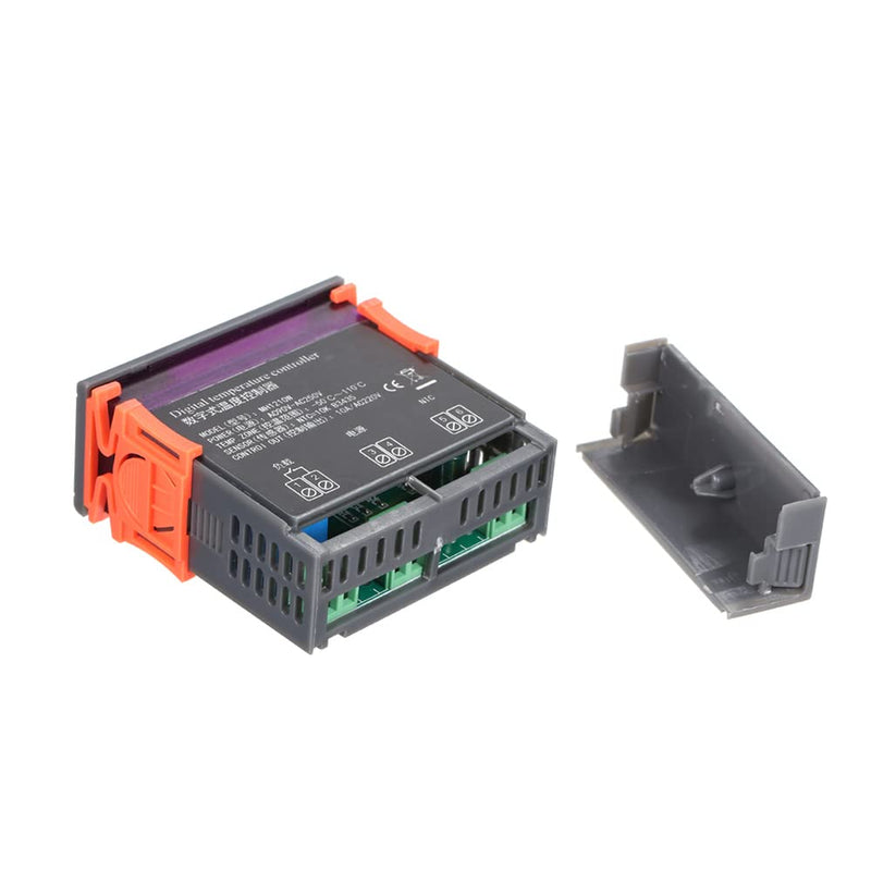 [Australia - AusPower] - Temperature Controller,MH-1210W Intelligent Microcomputer Digital Temperature Controller High Accuracy Heating/Cooling Temperature Control Thermostat Regulator with Sensor 