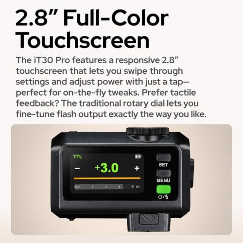 Godox iT30Pro S TTL Mini Camera Flash for Sony ZV-E10 a7IV a7CII a6700 ZV‑1 iT30 Pro S