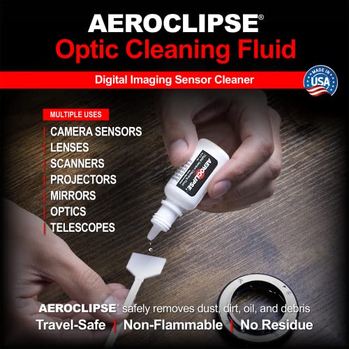 Photographic Solutions Digital Survival Kit - Type-4 (33mm) Sensor Swabs, PEC-PAD Photo Wipes, E-Wipe Packet, Aeroclipse Optic Cleaner Non-Flamable Solution - Camera Cleaning Kit with Travel Bag Type-4 (33mm)