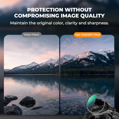K&F CONCEPT 72mm HD Armor & Ultra Low Reflectivity MCUV Lens Filter