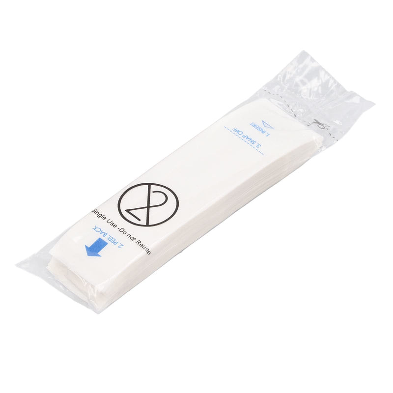 [Australia - AusPower] - 50PCS Disposable Thermometer Probe Cover Set, PE Film Paper 9.5x2.5cm, Accurate for Digital Thermometer 