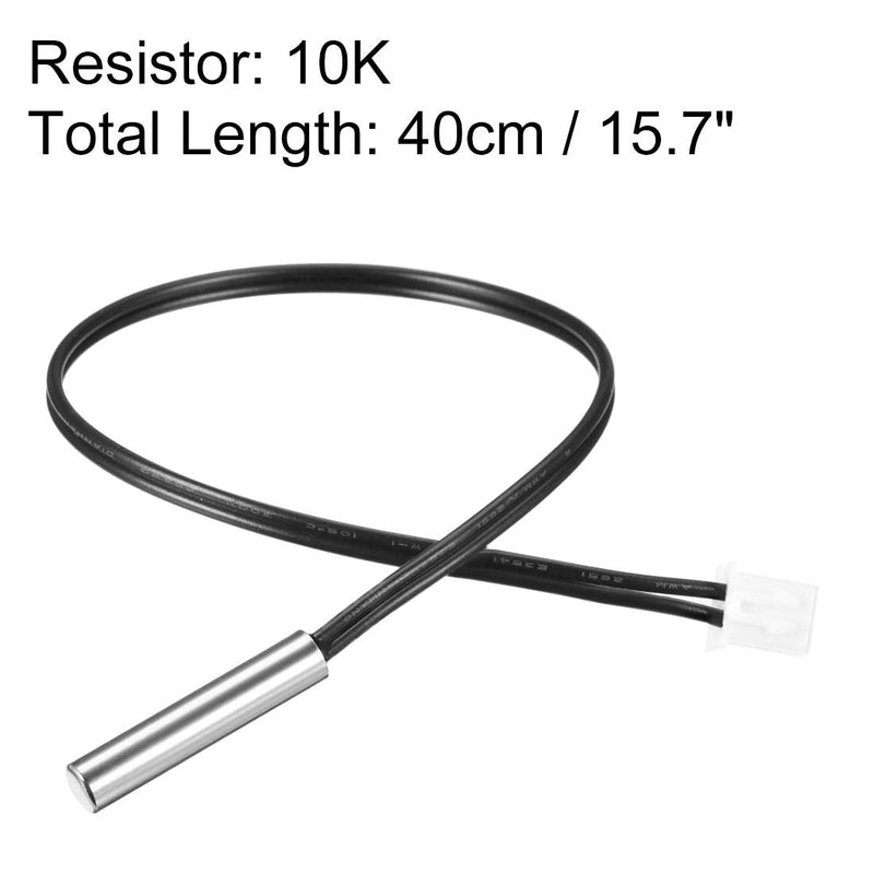 [Australia - AusPower] - uxcell 10K NTC Thermistor Probe 15.7 Inch Stainless Steel Sensitive Temperature Temp Sensor for Air Conditioner 15.7" 