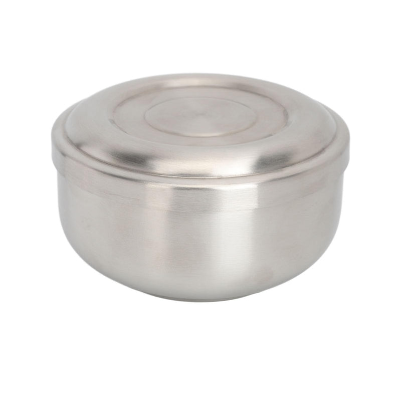 [Australia - AusPower] - Agatige Facial Mask Mixing Bowl, 304 Stainless Steel Portable Esthetician Bowls Gauze Dressings Jar with Lid for Kitchen Beauty Salon Hospital 