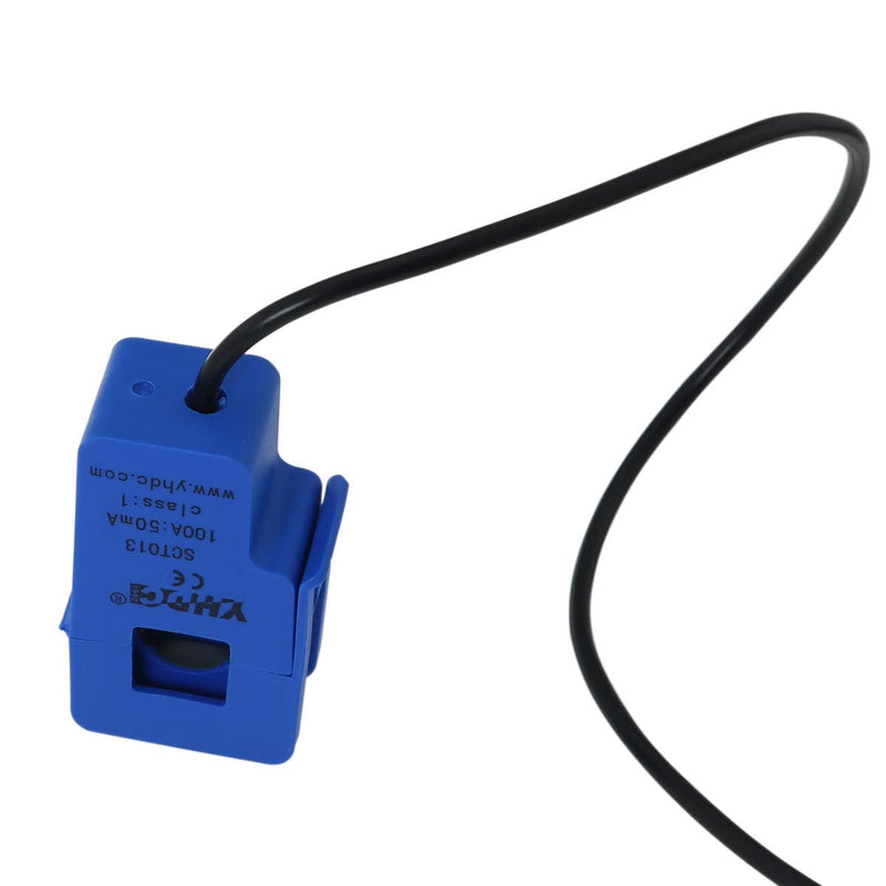 [Australia - AusPower] - Current Transformer ZCZQC Blue SCT-013 0-100A Non-invasive AC Current Sensor Split-Core Clamp Open-Close Current Transformer 