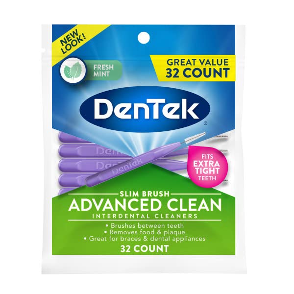[Australia - AusPower] - DenTek Complete Clean Easy Reach Floss Picks, Advanced Fluoride Coating, Mouthwash Blast Flavor, 75 ct. (Pack of 2) 75 Count (Pack of 2) 