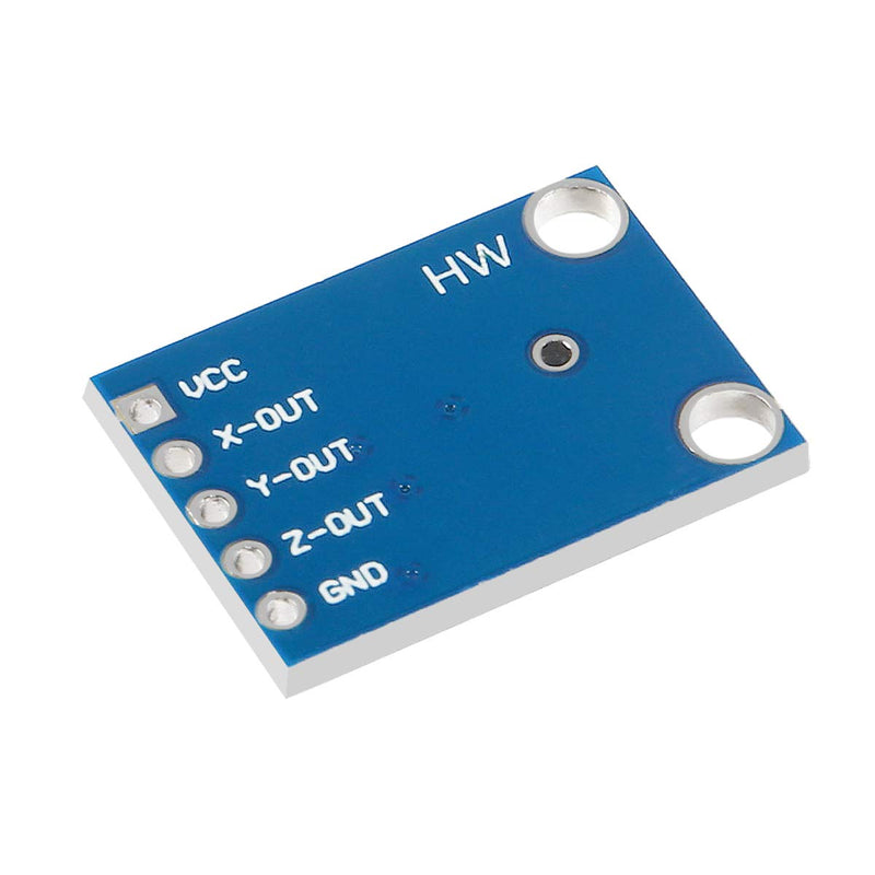[Australia - AusPower] - 2PCS ADXL335 3-Axis Accelerometer Angular Transducer Sensor Module GY-61 Analog Output 3V-5V 