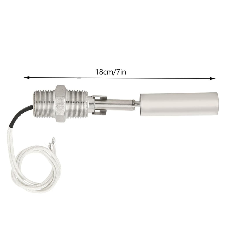 [Australia - AusPower] - Liquid Level Sensor,Stainless Steel Water Level Switch, 110 Volt Water Sensor 1/2 Npt Male Thread for Tank Swimming Pool Garden Pond 