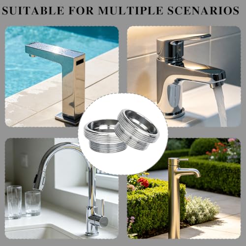 7-Piece Tap Adapter Set, Tap Adapter M16-M28 to M22 | Adapter Tap Garden Hose with Seals for Water Filter Kitchen Tap Sprayer