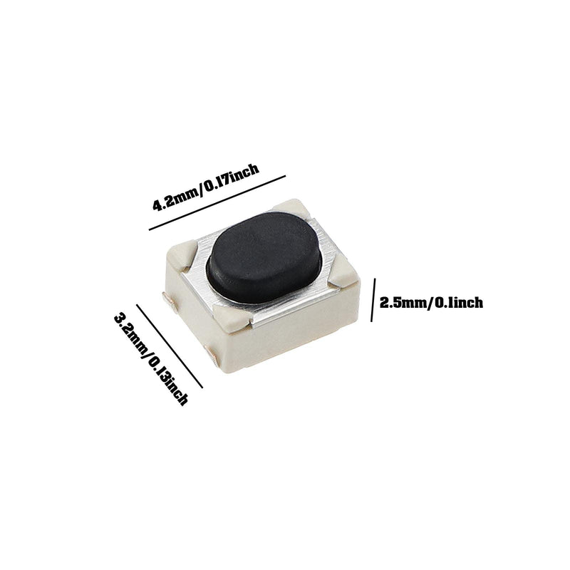 [Australia - AusPower] - YINETTECH Pack of 10 Micro Switch Button Compatible with Astra J Karl Adam Cascada Car Remote Control Key Fob Push Button Switch Car Interior 