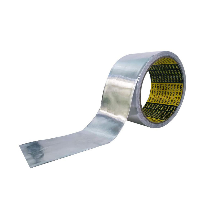 HEATIT Aluminum Foil Tape Professional Grade 2 inch x 30 feet (10yard Length) Thick 5.3mil (2.4mil foil and 2.9mil Backing Paper) for HVAC, Ducts, Pipes, Metal Repair, Heating Cable Application etc 10-yard 2.4mil