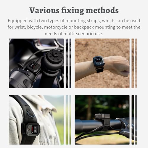 GPS Bluetooth Remote Control for Insta360 X5/X4/X4 Air/X3/One X2/Go 3S/GO 3/Ace Pro 2/Ace Pro/Ace/One RS/One R,Wireless 82FT Remote Control Range