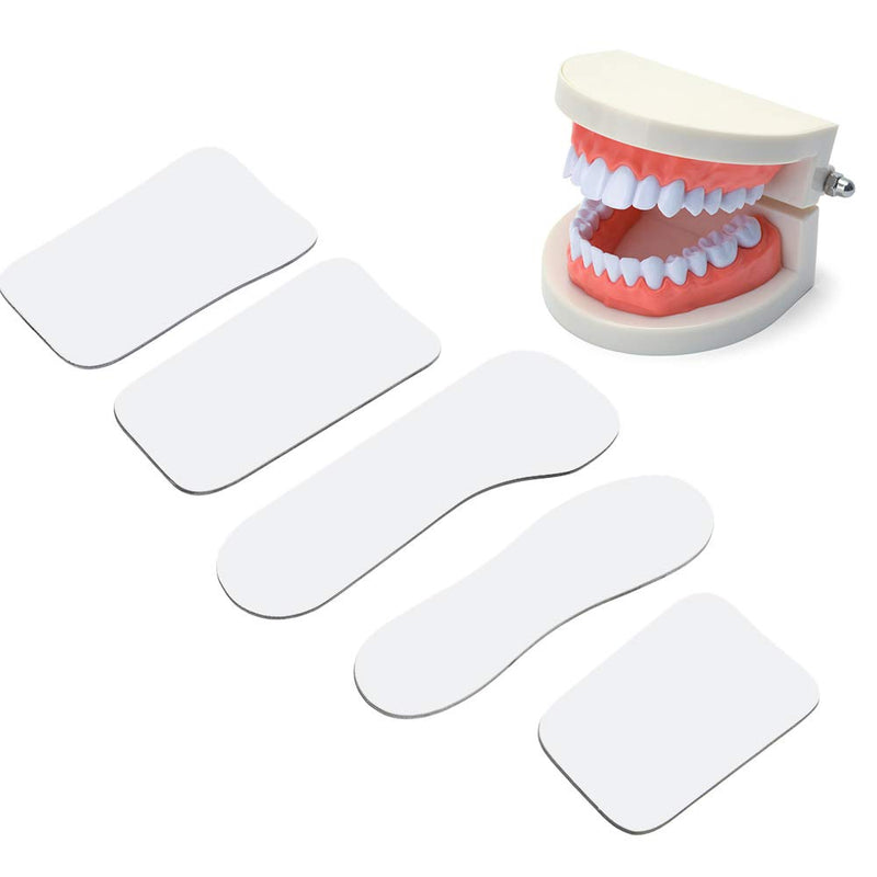 [Australia - AusPower] - Wincal Intraoral Mirror - Pack of 5 Orthodontic Orthodontics Orthodontic Photography Double Sided Mirror Orthodontic Glass for Clinical Dentists 