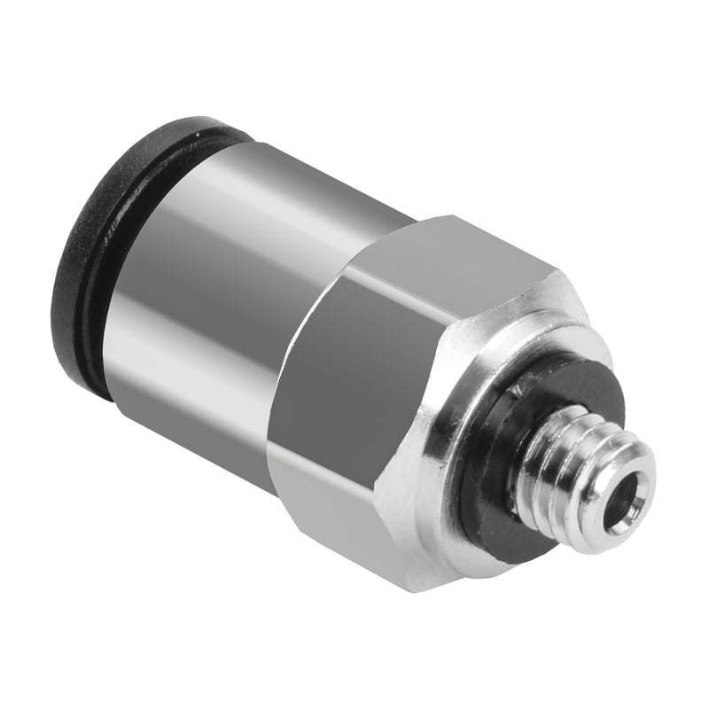 [Australia - AusPower] - Quick Fittings PC6-M5 6mm Push-to-Connect Air Line Fittings Push In Joint Thread Male M5 Pneumatic Connector 10 Pcs 