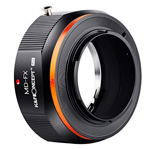 K&F Concept MD to FX Lens Mount Adapter with Matting Varnish Design, Fits for Fuji XT2 XT20 XE3 XT1 X-T2