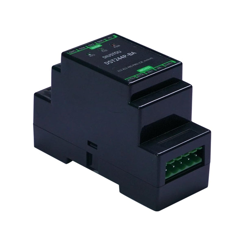 3-in-1 RS232 to RS485/RS422 Converter Module with Isolation Protection - Full-Duplex RS422 & Half-Duplex RS485 2Mbps Speed 5V Powered LED Indicators Rail-Mount for Industrial Communication