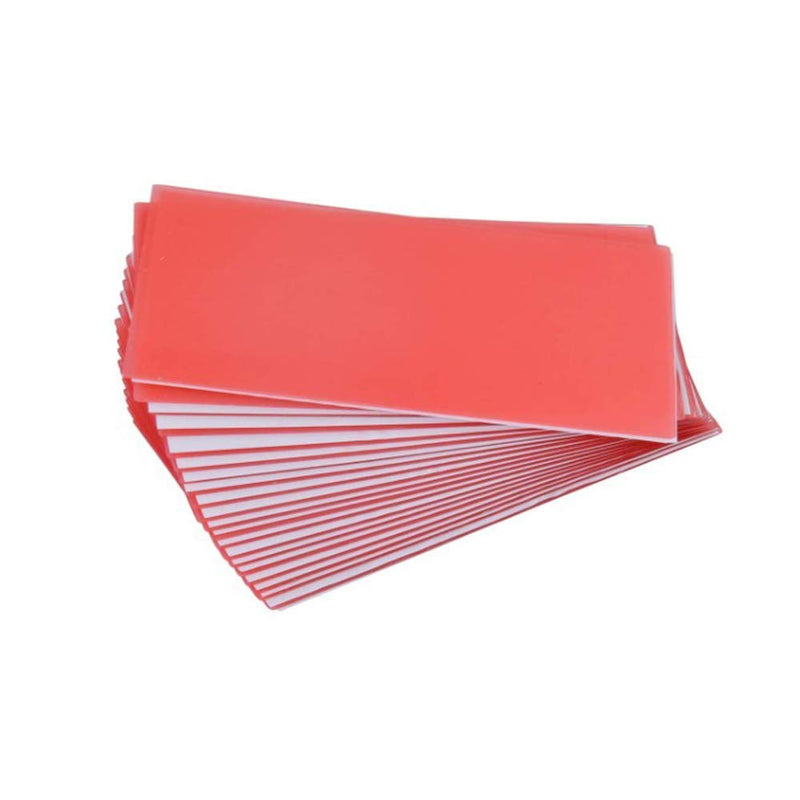 [Australia - AusPower] - Lab Base Plate Wax Dental Wax Sheets Red Utility Wax Sheets US Stock (20PCS) 