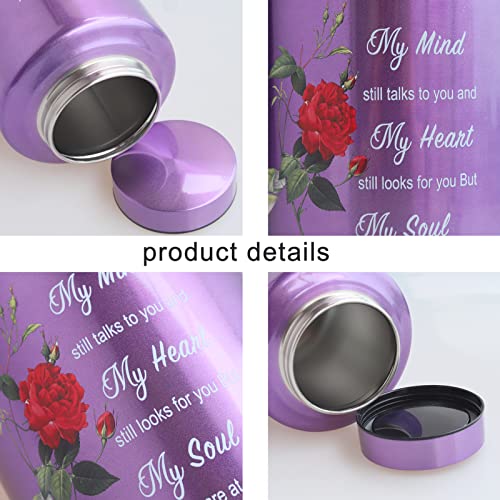 Up to 200 lbs Large Urns for Adult Human Cremation Urn Ashes Decorative Urn for Human Ashes with Rose Urn with Velvet Bag 200lbs rose urn