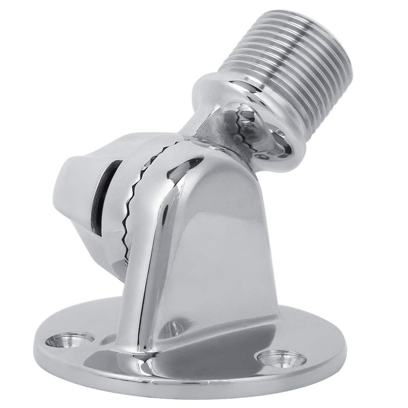 [Australia - AusPower] - Marine VHF Mount VHF Antenna Mount Stainless Steel 316 Boat Antenna Base Mount High Hardness 316 Stainless Steel with Threaded Head 25mm 