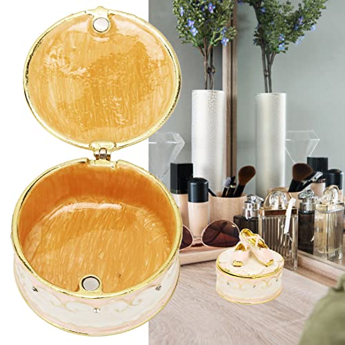 Pssopp Jeweled Ballet Shoes Trinket Boxes,Trinket Box Hinged Hinged Enameled Decorative Dance Jewelry Ornament Ring Holder Box Figurine for Gift