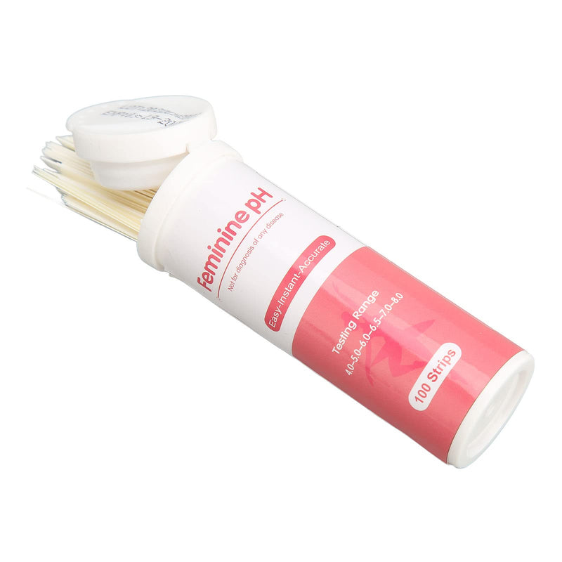 [Australia - AusPower] - Pack of 100 Disposable PH Test Strips for Vaginal Health, PH Test Strips for Women, Monitor Female Vaginal Intimate Health, Prevent Infections, Accurate 