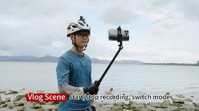 Bluetooth Remote Control for Insta360, GoPro Hero, Phone for iOS Android