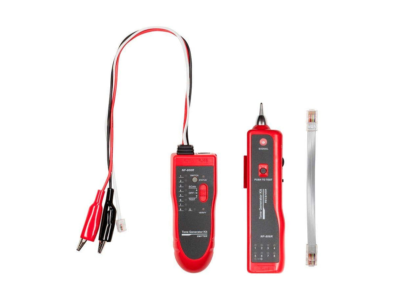 [Australia - AusPower] - Monoprice - 115961 Tone Generator with Probe Kit, Red 