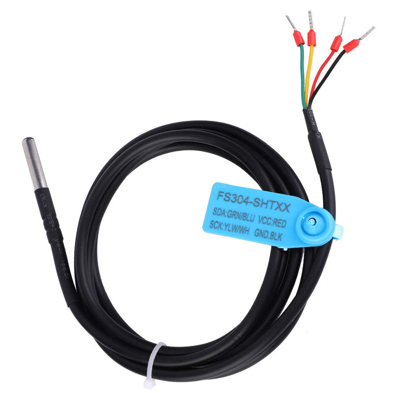 [Australia - AusPower] - Soil Digital Temperature & Humidity Sensor Probe Stainless Steel Case Housing Low Consumption I2C Output Practice DIY(),Temperature and Humidity Sensor 