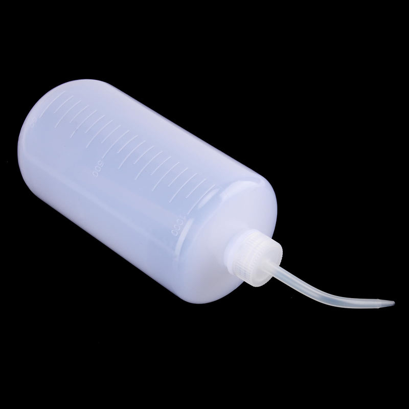 stonylab Chemical Wash Bottle, 4-Pack Plastic Safety Lab Squeeze Wash Bottle, LDPE with Narrow Mouth, 1000 ml / 4 Bottle