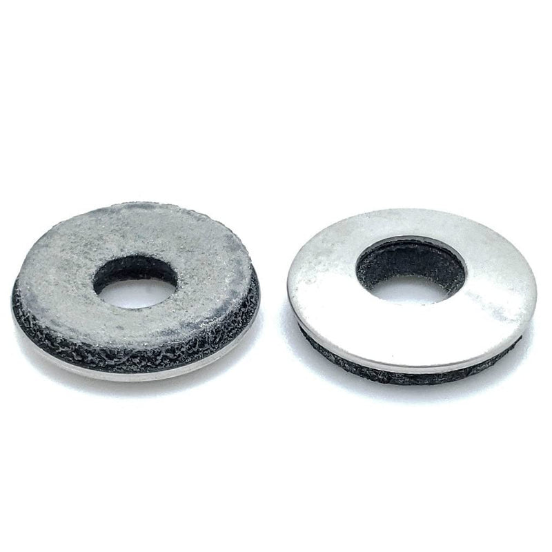 BCP Fasteners 500 Qty 1/4" Stainless Steel EPDM Bonded Sealing Rubber Washers #14 (BCP742)