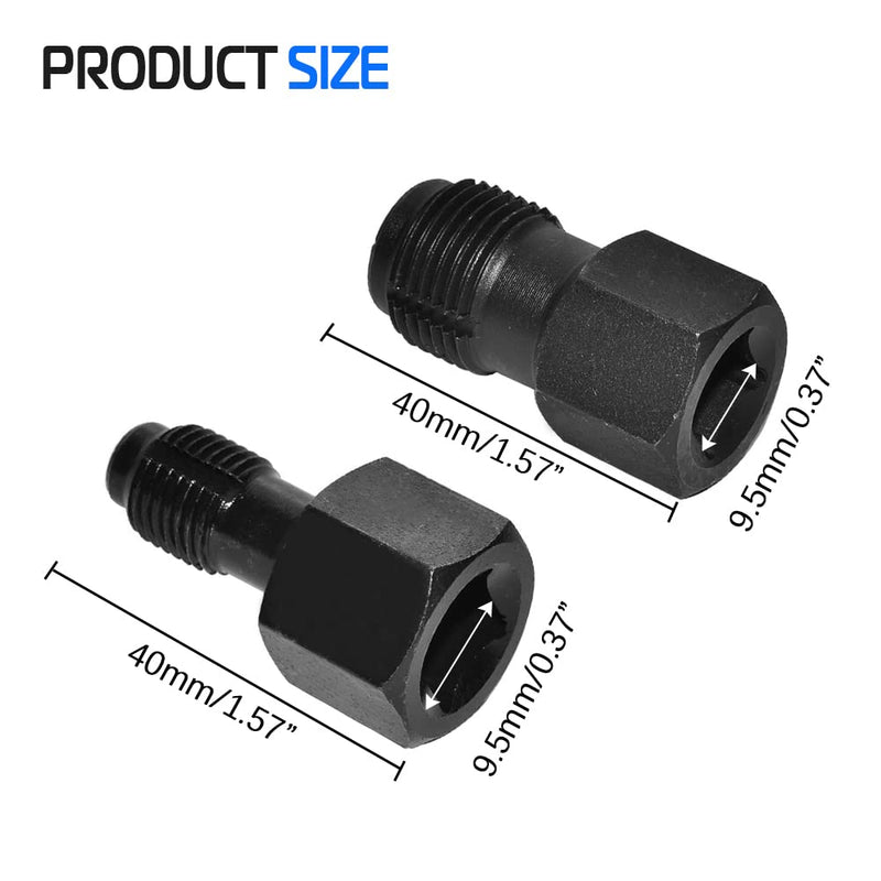 [Australia - AusPower] - 2PCS Oxygen Sensor Thread Chasers M18 x 1.5mm and M12 x 1.25mm thread chasers with 3/8” drive to clean and repair damaged threads 