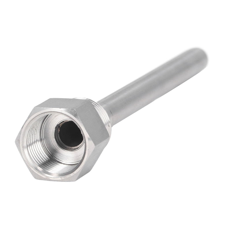 [Australia - AusPower] - Stainless Steel Thermowell, 6.7in Length G1/2 Male Thread Thermometer Well, Temperature Sensors Thermowells Replacement, Thermometer Instruments Thermowell for Needle Thermometers in Kettles 