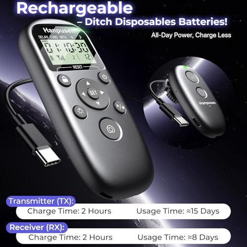 for Sony Camera Rechargeable Wireless Intervalometer Shutter Release for Sony