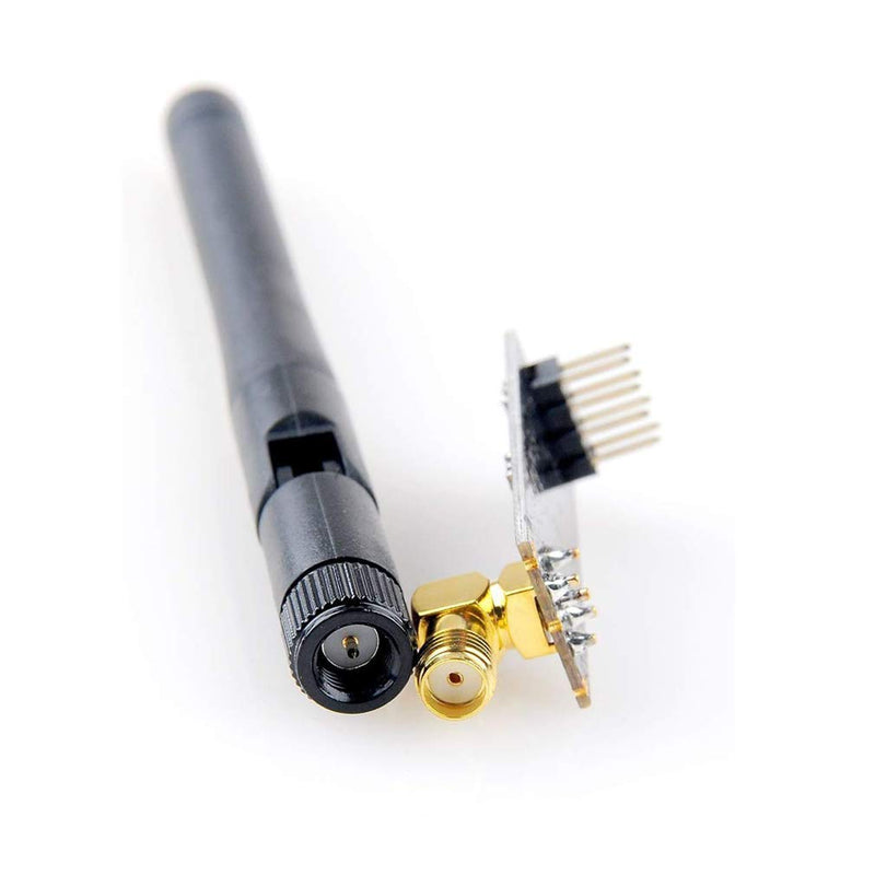 [Australia - AusPower] - Hailege 2pcs NRF24L01 + PA + LNA Wireless Transceiver RF Transceiver Module with SMA Antenna 2.4G 1100m Compatible 
