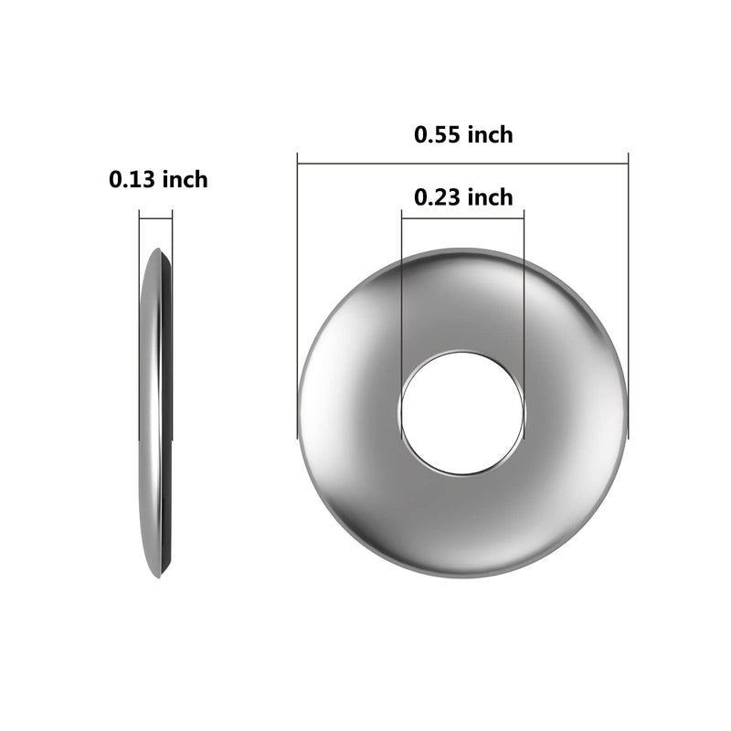 [Australia - AusPower] - (400 pcs) #10x1/2 Sealing Washers 304 Stainless Steel Neoprene EPDM Bonded #10x1/2" 