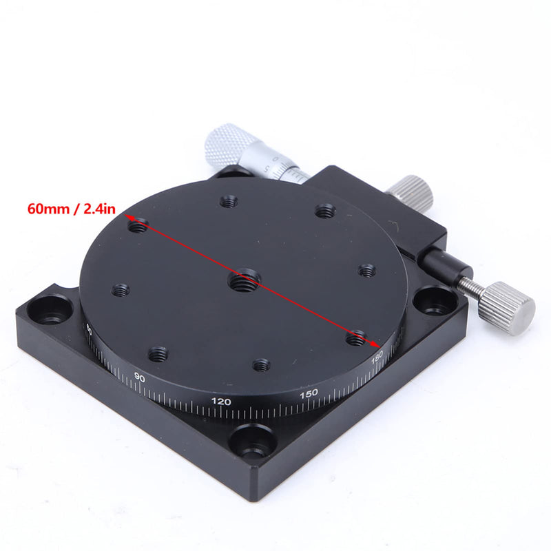 [Australia - AusPower] - Fine Tuning Sliding Table,RS60-L Manual Trimming Station Displacement Platform Linear Stage Table Worktable ?60mm 