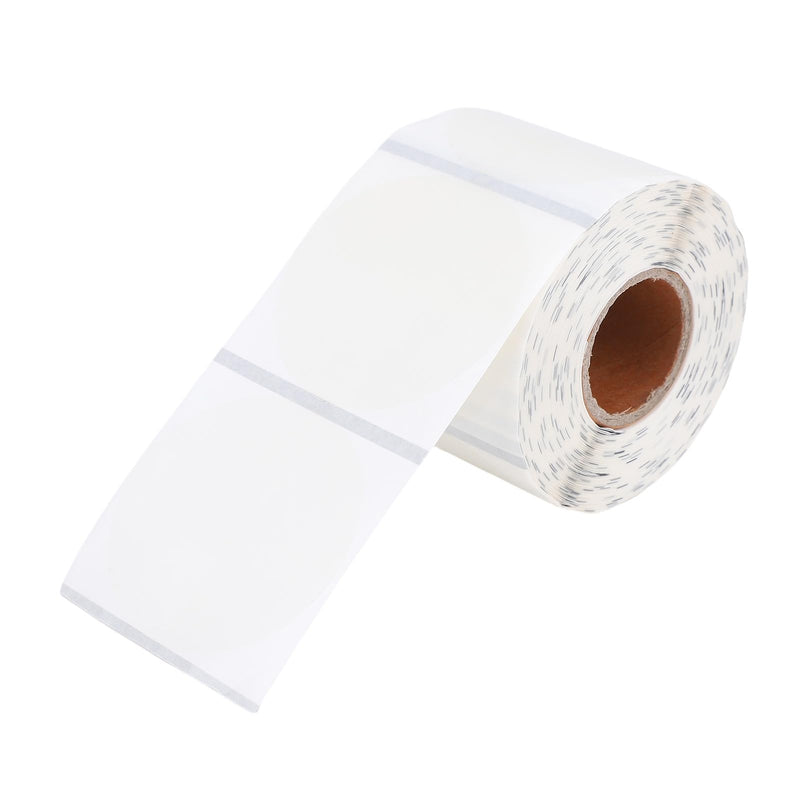 Round Thermal Labels, Premium 2 inch Transparent self Adhesive Oil Proof Scratch Proof Thermal Sticker Labels for Commercial use Packaging QR Codes 400 Sheets per roll