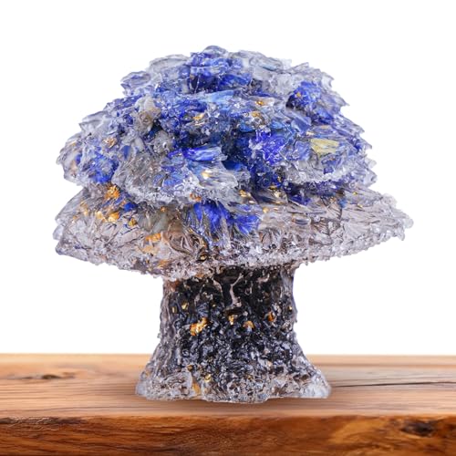 Crystal Healing Tree, Handmade Decor for Positive Energy, Suitable for Meditation, Room Decor and Office Desk, Birthday for Friends, Colleague, Purple