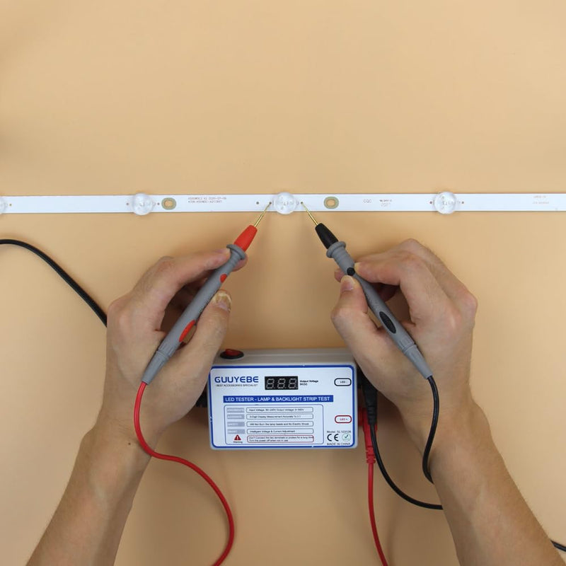 [Australia - AusPower] - LED Tester, TV Backlight Tester for Lamp Bead Repair Testing Output Voltage 0-300V 30mA to Strip Replacement and Test Lights Include as Gold Plated Pin and Tools GuuYebe 
