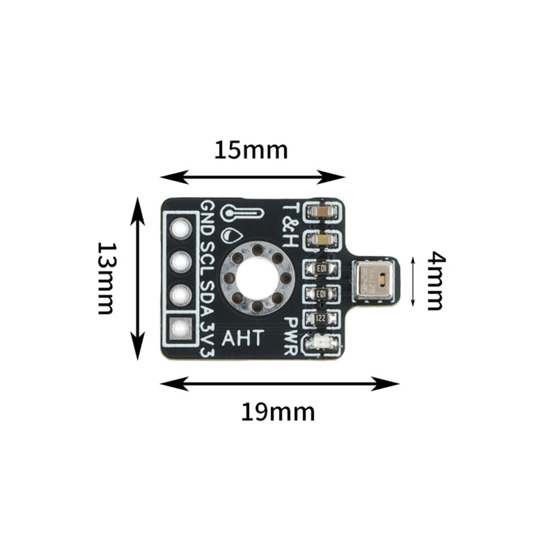 [Australia - AusPower] - 5pcs AHT20 Precision Digital Temperature Humidity Sensor Measurement Module I2C IIC Communication Compatible SHT20 