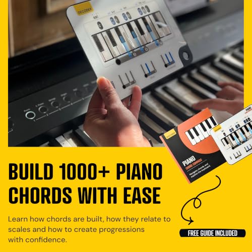 Piano Chord Learning Tool - Compass and Book - Understand Chords on Piano Piano Chord Compass Book