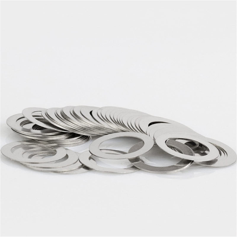 KALESYUJIN-40PCS S:0.1-10pcs/0.2-10pcs/0.3-10pcs/0.5-10pcs DIN988 Metal Shim Washers Stainless Steel Ultrathin Gasket Thin Flat Washer (11 * 17) 11*17