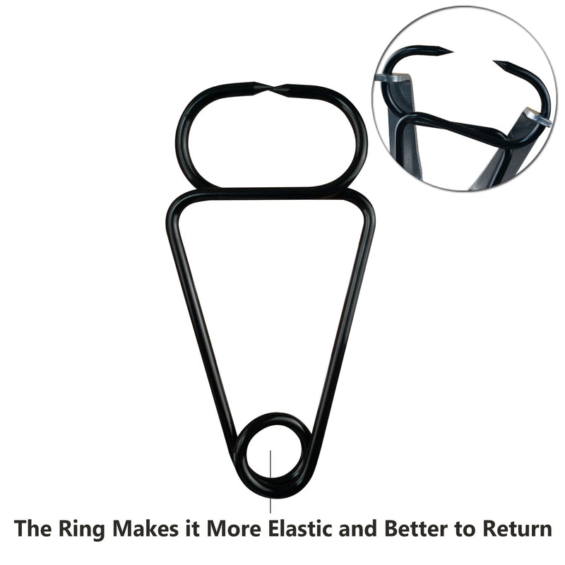 [Australia - AusPower] - Miter Spring Clamps Pliers for Woodworking, Including 8 Spring Clamps Black 