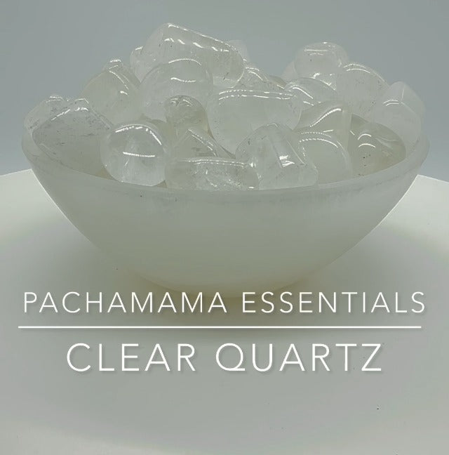 Pachamama Essentials Clear Quartz Tumbled Grade A - Healing Crystal (5)