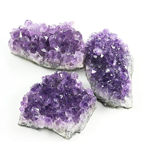 Amethyst Crystals, Amethyst Cluster, Amathesis, Healing Stones(0.2Lb) Purple 0.2 Pound
