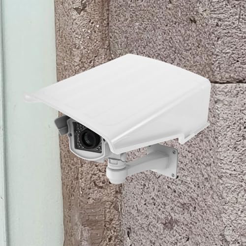 HOMSFOU 2-Pack Outdoor Security Camera Cover Rainproof Camera Guard Universal Cover for Sun Rain Dust Protection Outdoor 10.62 X 10.43 X 3.74 in