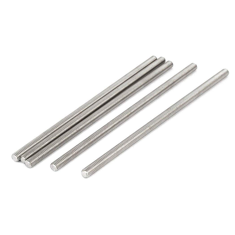 Beduan Stainless Steel 1/4"-28 Thread Fully Threaded Rod 12" Length Long Threaded Screw 1/4"-28 (1/4" Thread OD) Pack of 1