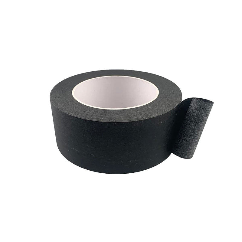[Australia - AusPower] - 2 Inch Black Wide Masking Tape, Black Painters Tape for Home, Office, School Stationery, DIY Art, Crafts, Labeling (2 Inch X 55 Yard) 2 Inch X 55 Yard 