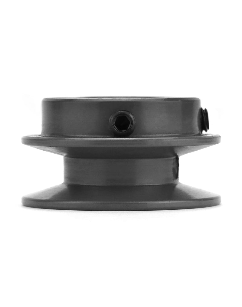 [Australia - AusPower] - QWORK BK221 V-Belt Pulley, 1" Bore, 2.35" OD V-Belt Sheave, Cast Iron, 1 Groove, 4L/A or 5L/B V-Belt 