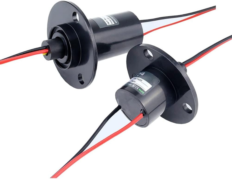 [Australia - AusPower] - Electric Slip Collector Ring Wind Power Rotary Slip Ring Diameter 22MM Collector 2 Wires 10A 