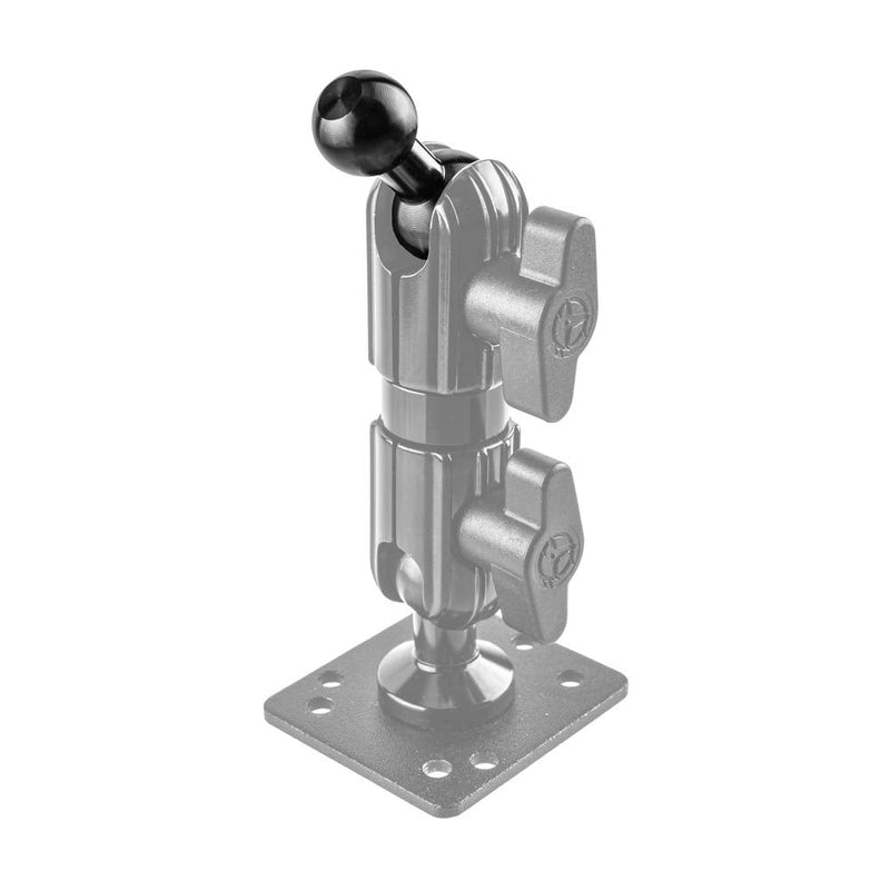 [Australia - AusPower] - Tackform 20mm Aluminum Ball to 17mm Ball Adapter Compatible with Garmin and Other GPS Devices with 17mm Balls 